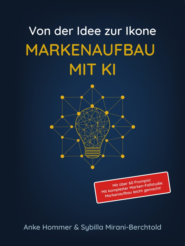 Buchcover „Markenaufbau mit KI" von Anke Hommer