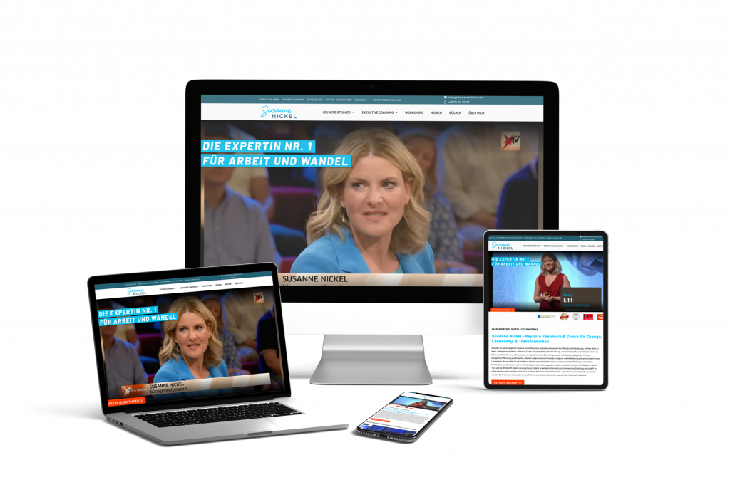 Website Susanne Nickel – Referenzprojekt Anke Hommer